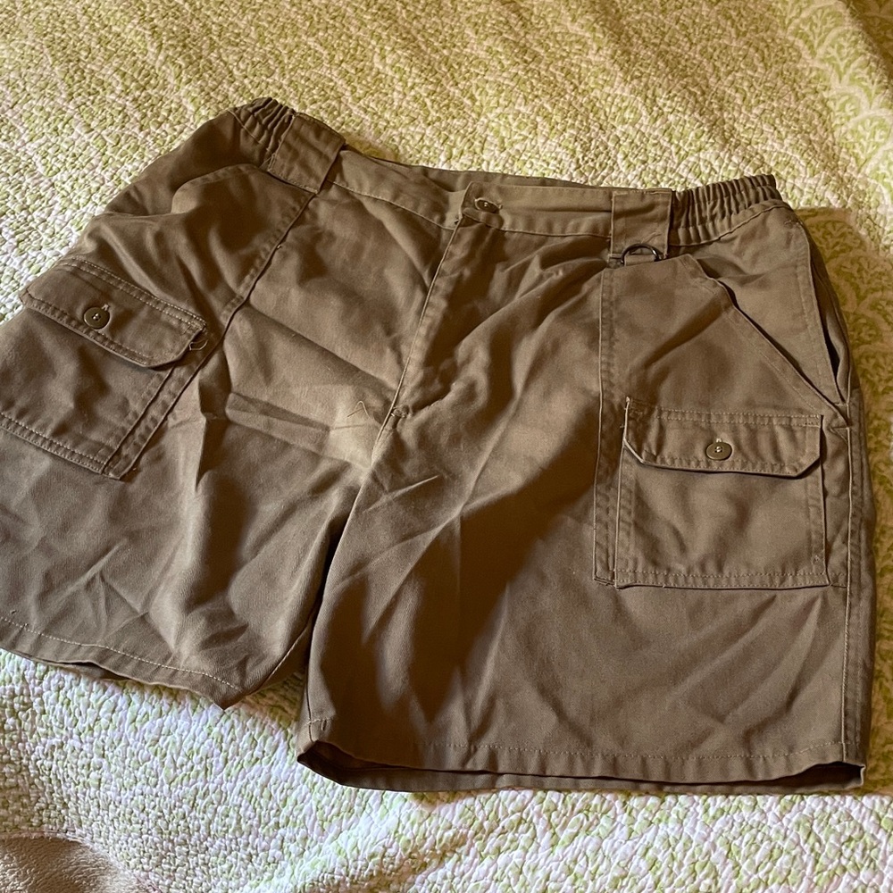 Haband Men's Tan Cargo Shorts
